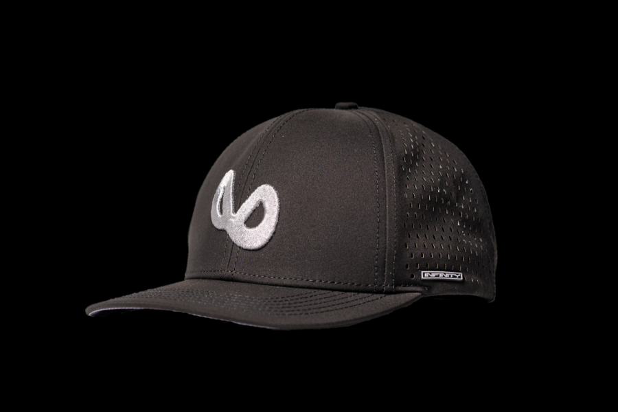 Infinity Black Puff Mobius Hat 