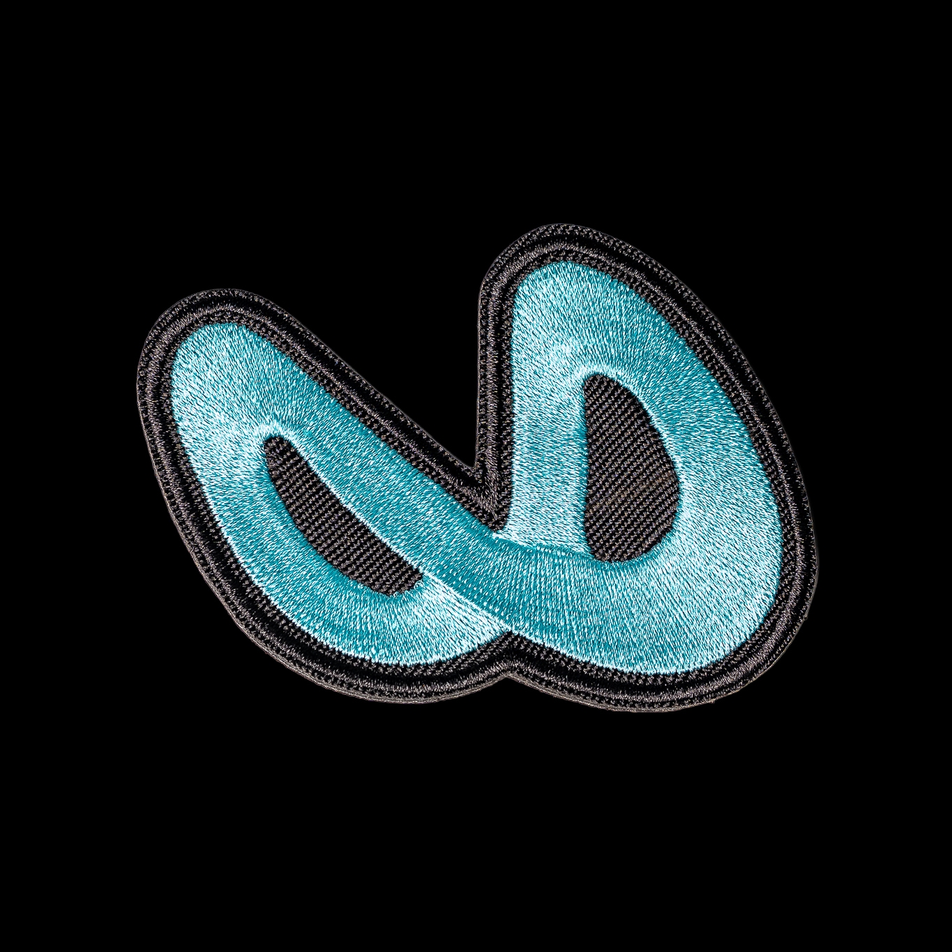 Embroidered Mobius - Teal