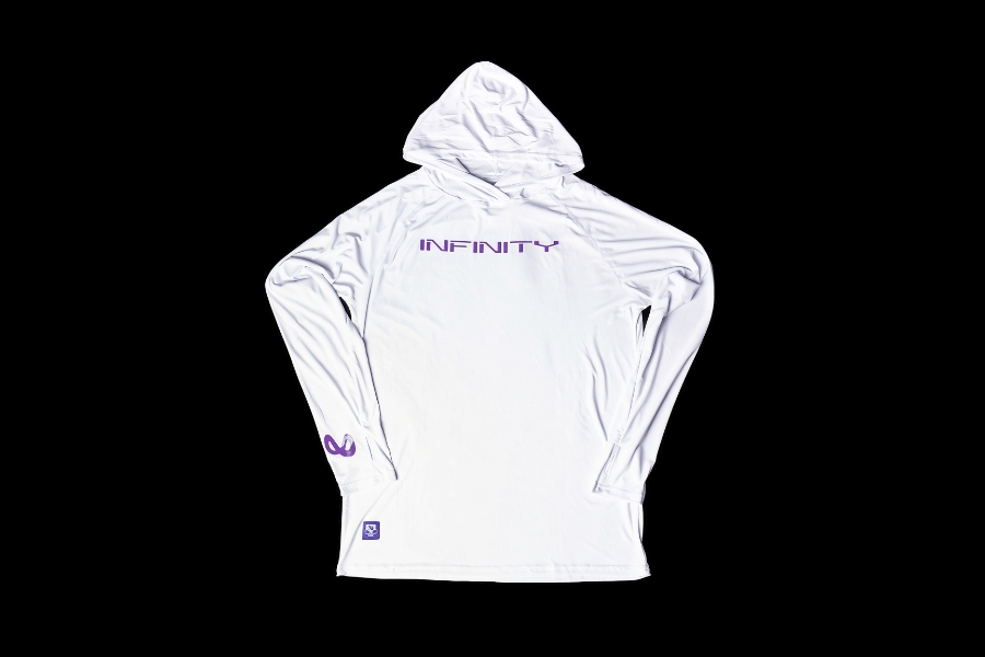 Infinity Sun Hoodie - White/Purple 