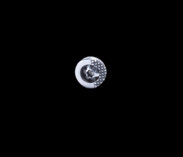 Metal Grip Checkered Mag Release Button Round 