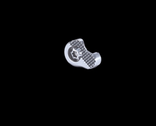 Metal Grip Checkered Mag Release Button Teardrop 